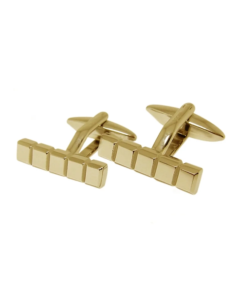 AROCK - CUBE Manschettknappar Guld