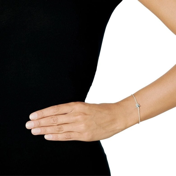 Catch A Falling Star & Stars Bracelet White Gold - Efva Attling armband - Snabb frakt & paketinslagning - Nordicspectra.se