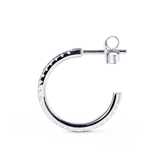 Spectra Hoops White Gold - Nordic Spectra - Suuri valikoima & ilmainen lahjapaketointi - Nordicspectra.fi
