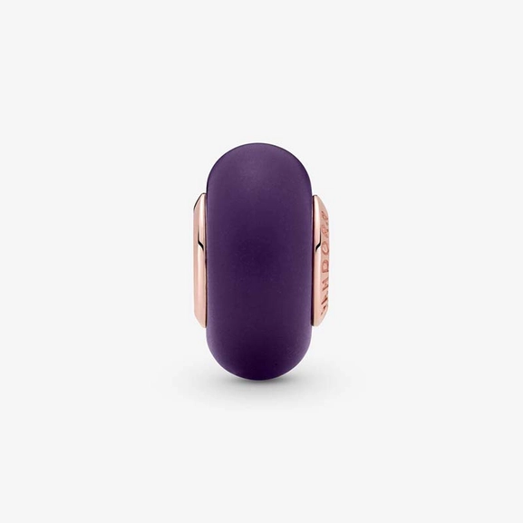 Mattes Violettes Murano-Glass Charm von PANDORA, Schneller Versand - Nordicspectra.de
