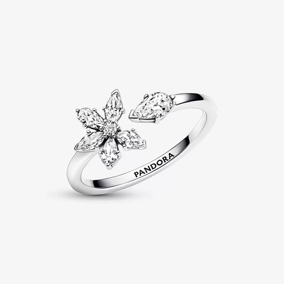 Glittrande Naturinspirerad Ring med Stenar - PANDORA - Snabb frakt & paketinslagning - Nordic Spectra
