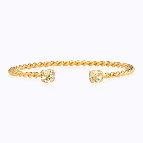 Mini Twisted Bracelet Gold Jonquil - Caroline Svedbom - Snabb frakt & paketinslagning - Nordicspectra.se