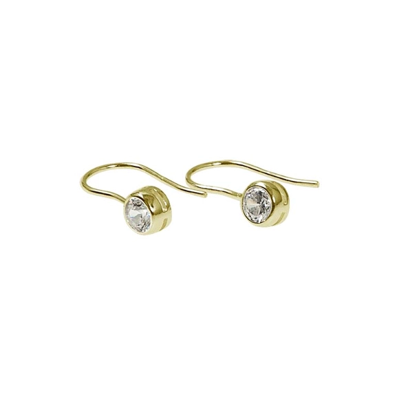 Cubic Short Ear Gold -CU Jewellery - Snabb frakt & paketinslagning - Nordicspectra.se