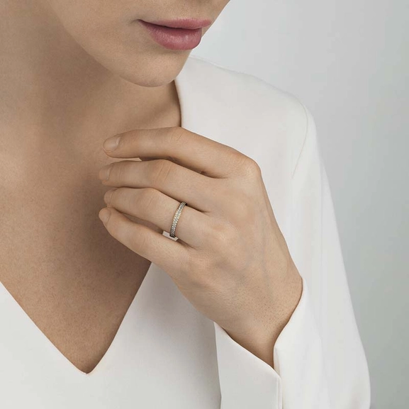 Magic Ringkombination VG/RG/Pavé - Georg Jensen ringar - Snabb frakt & paketinslagning - Nordicspectra.se