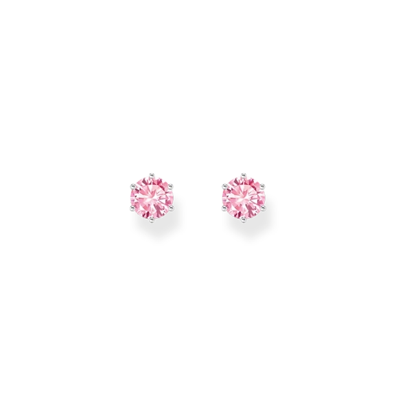 Silverörhängen med Glittrande Briljantslipade Rosa Stenar - Thomas Sabo - Snabb leverans & paketinslagning - Nordic Spectra