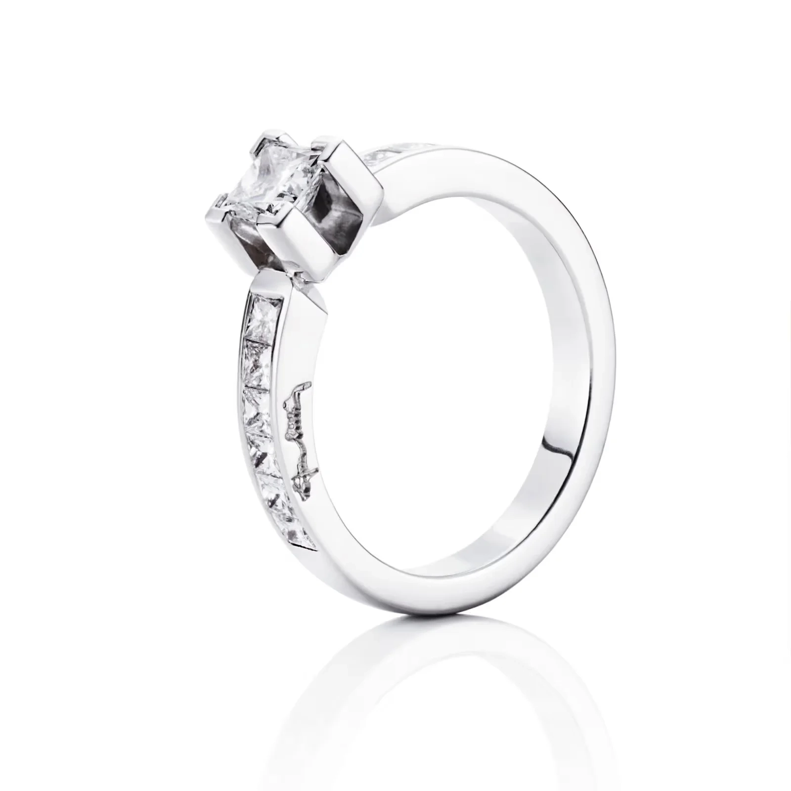 Efva Attling - Rock Star Ring 0.50 ct Platinum