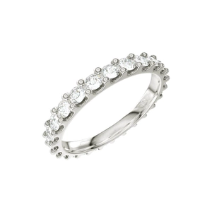 Eterna 06 White Gold - Wedding & engagement rings - Schalins - Scandinavian design - Nordic Spectra