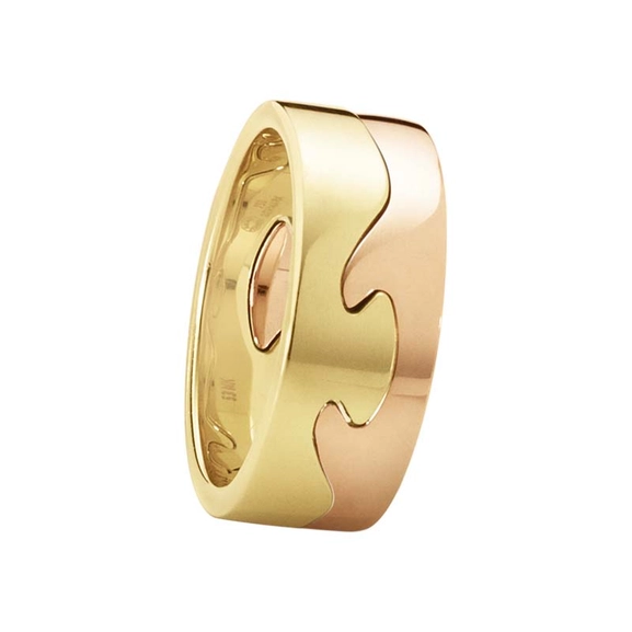 Fusion 2-delad Ring RG/RG - Georg Jensen ringar - Snabb frakt & paketinslagning - Nordicspectra.se