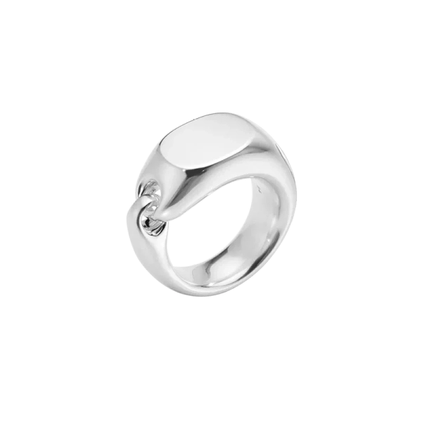 Reflect Signet Ring Large - Georg Jensen - Designschmuck mit schnellen und sicheren Lieferungen - Nordic Spectra