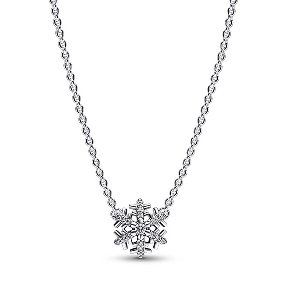 Sparkling Snowflake Pendant Necklace - PANDORA - Suuri valikoima & ilmainen lahjapaketointi - Nordicspectra.fi