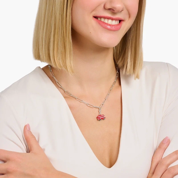 London Dubbeldäckare Buss Berlock - Thomas Sabo - Snabb leverans & paketinslagning - Nordic Spectra