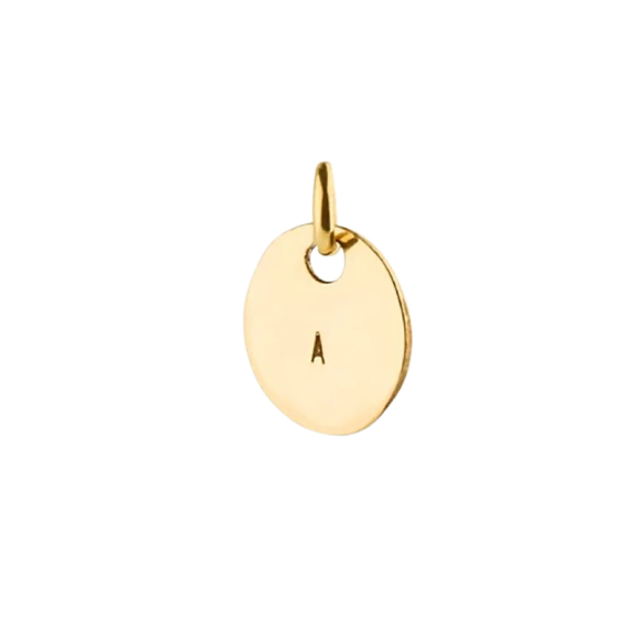 18K Letter Coin - Emma Israelsson - Schmuck im skandinavischen Design - Nordic Spectra