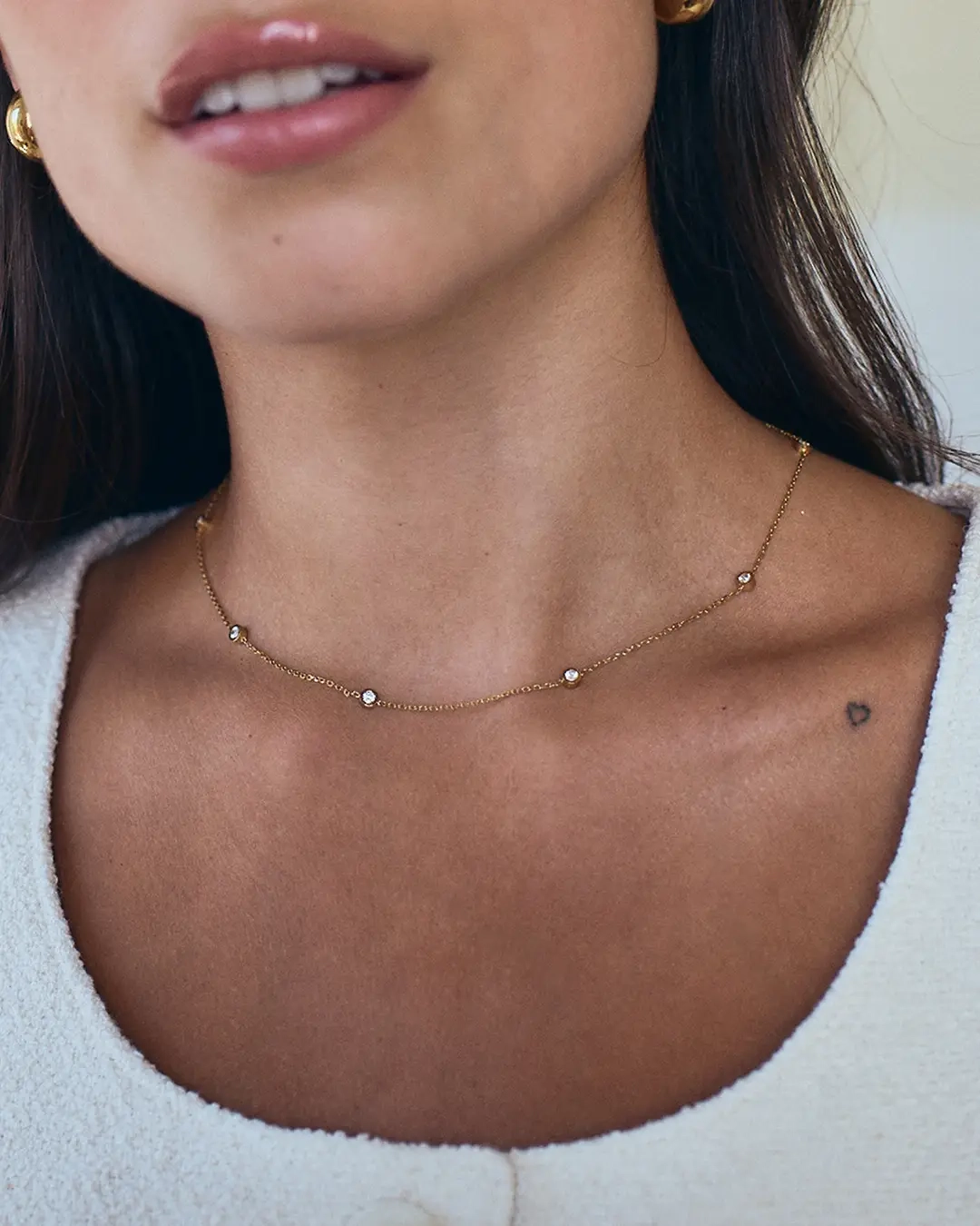 EDBLAD-Stella-Mini-Necklace-Multi-Gold-CU-127489