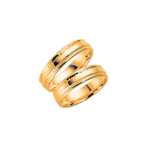 288-5 Gold - Wedding & engagement rings - Schalins - Scandinavian design - Nordic Spectra