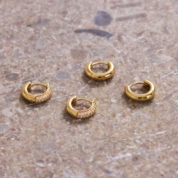 Luxe Hoops Mini Gold - Edblad - Snabba leveranser - Gratis paketinslagning