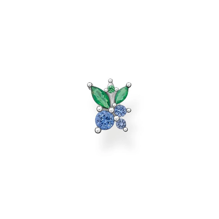 Einzel Ohrstecker Blaubeere Silber von Thomas Sabo, Schneller Versand - Nordicspectra.de