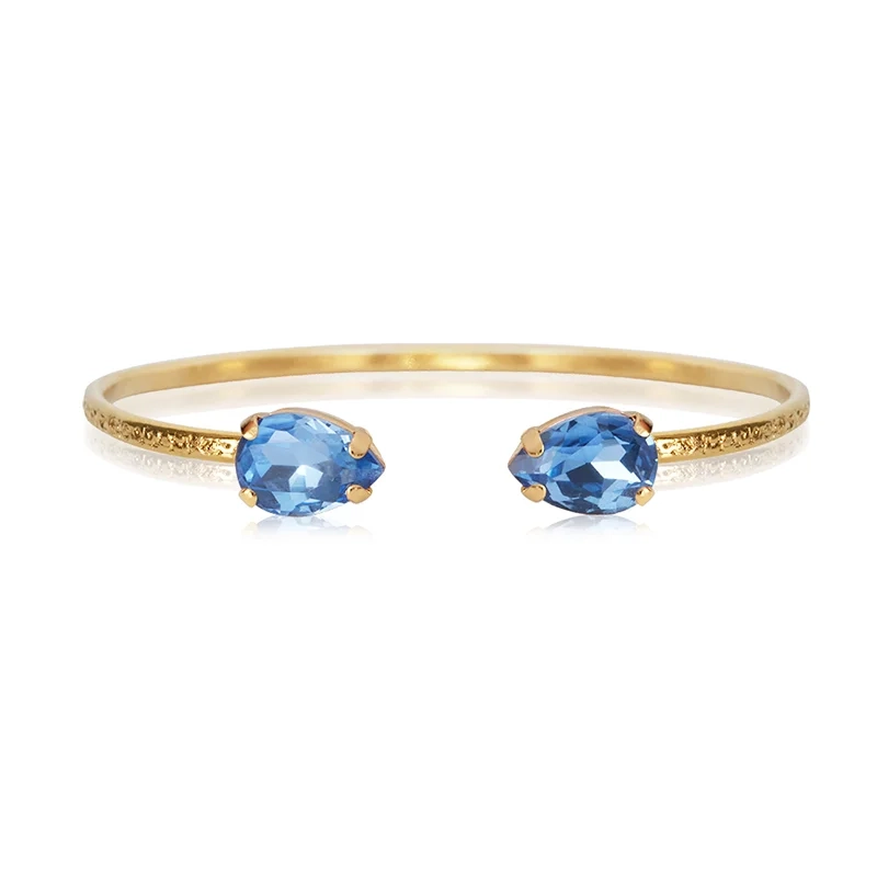 Caroline Svedbom - Petite Drop Bracelet Gold Lapis