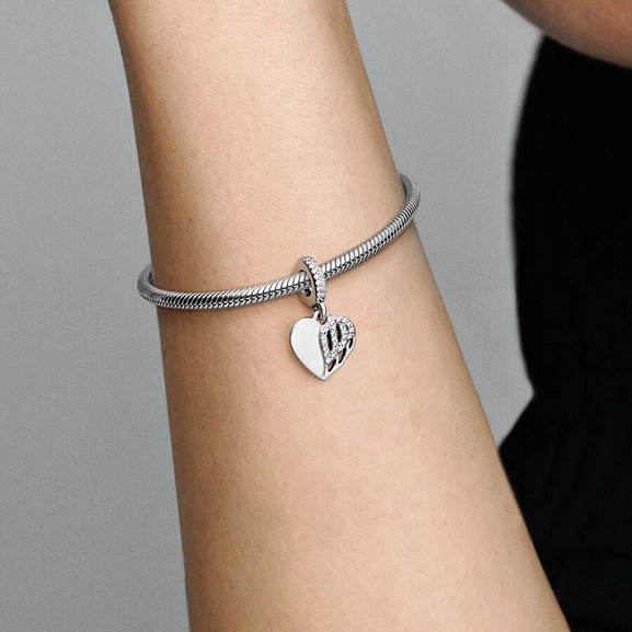 Herz & Engel Charm-Anhänger von PANDORA, Schneller Versand - Nordicspectra.de