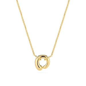 Goccia Circolo Pianura Halskette Gold von Sif Jakobs