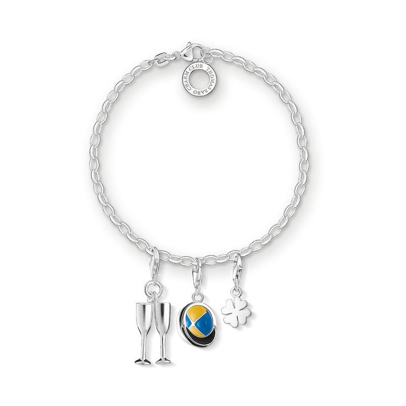 Thomas Sabo - Presentset Charm Club Student, Champagne & Fyrklöver Nätt