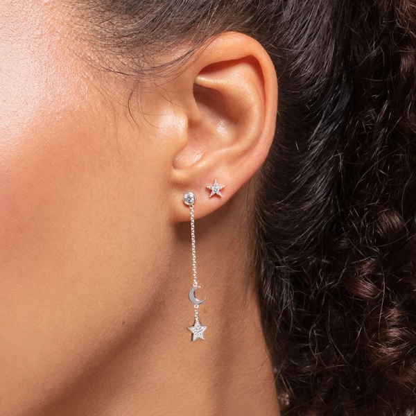 Stiftörhänge Stjärna - Thomas Sabo - Snabb leverans & paketinslagning - Nordic Spectra