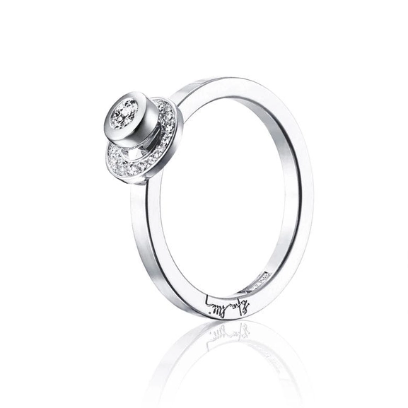 AVO Wedding Ring White Gold - Efva Attling ringar - Snabb frakt & paketinslagning - Nordicspectra.se