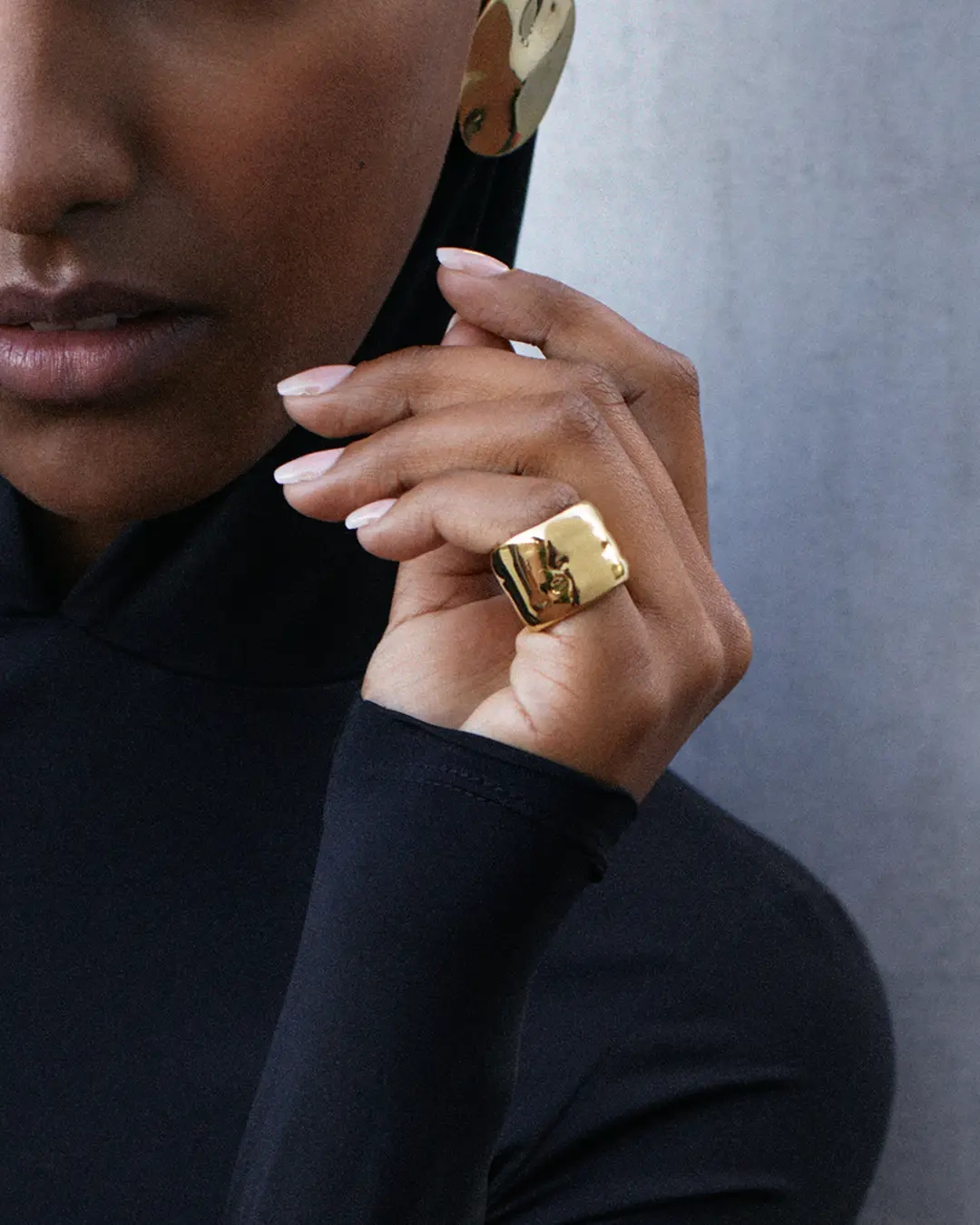 Flowy Ring Gold - Edblad - Snabba leveranser - Gratis paketinslagning