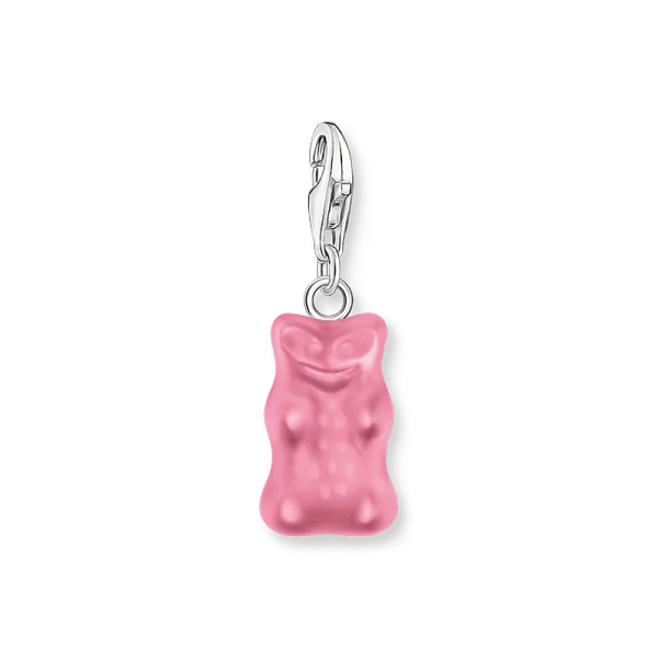Charm-Goldbären-Anhänger in Pink Silber - Thomas Sabo - Nordic Spectra