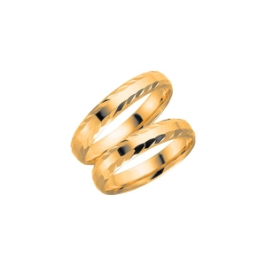 60-4 Gold - Wedding & engagement rings - Schalins - Scandinavian design - Nordic Spectra