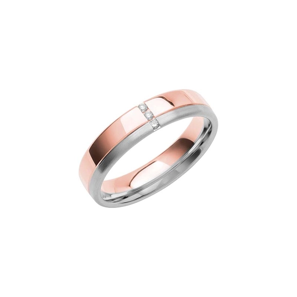 SR4006 Roséguld/Vitguld - Vigsel- & förlovningsringar - Schalins - Fri storleksändring* - Nordic Spectra
