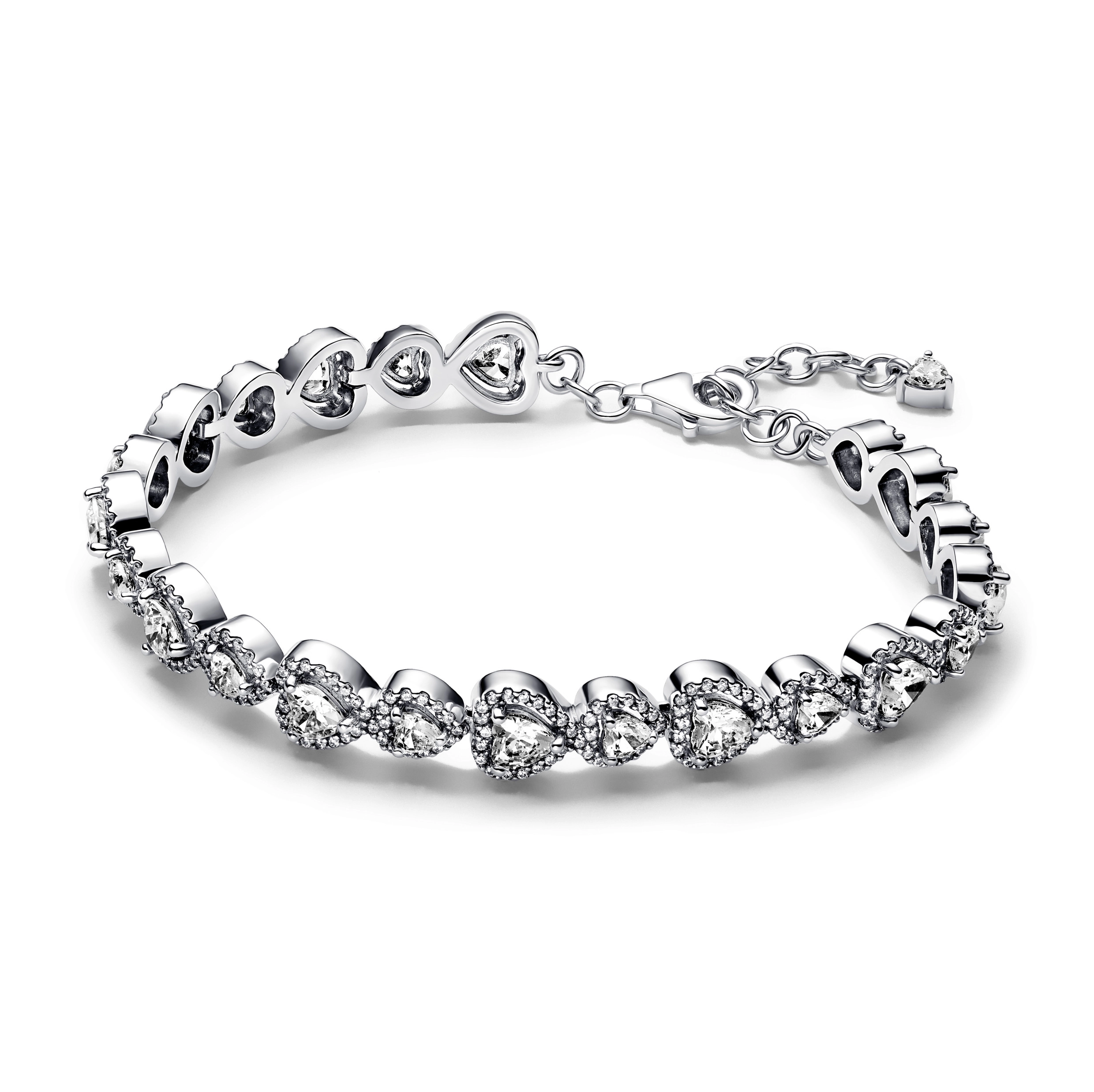 PANDORA - Upphöjda Hjärtan Tennisarmband