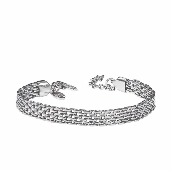 CHLOE Wide Armband Stål - Astrid & Agnes - Snabb frakt & paketinslagning - Nordicspectra.se