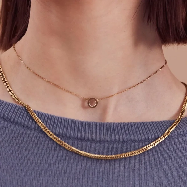 Monaco Necklace Mini Gold - Edblad - Snabb frakt & paketinslagning - Nordic Spectra