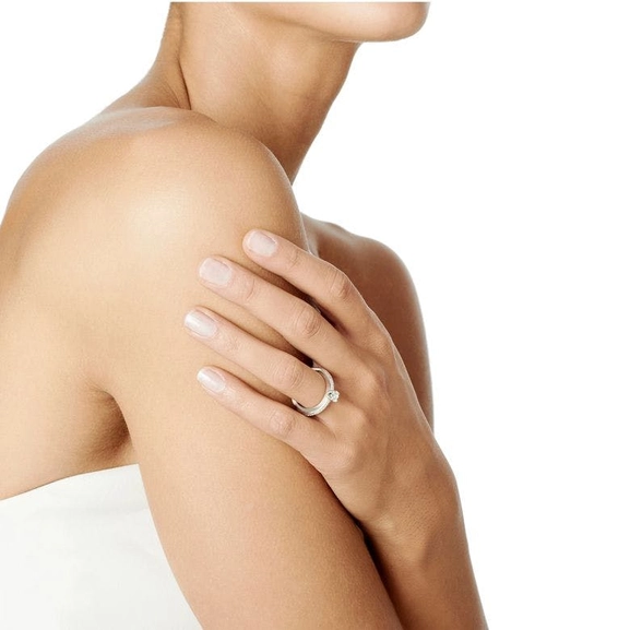 Heart To Heart Ring 0.50 ct White Gold - Efva Attling ringar - Snabb frakt & paketinslagning - Nordicspectra.se