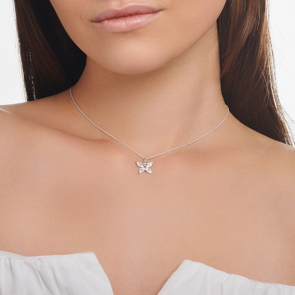 Kette Schmetterling Weiße Steine von Thomas Sabo, Schneller Versand - Nordicspectra.de