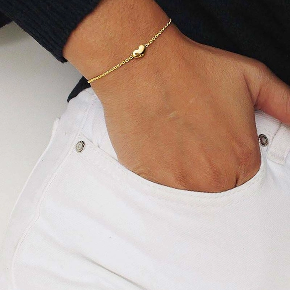 Loving Heart Medium Single Bracelet Gold Drakenberg Sjölin, Schneller Versand - Nordicspectra.de