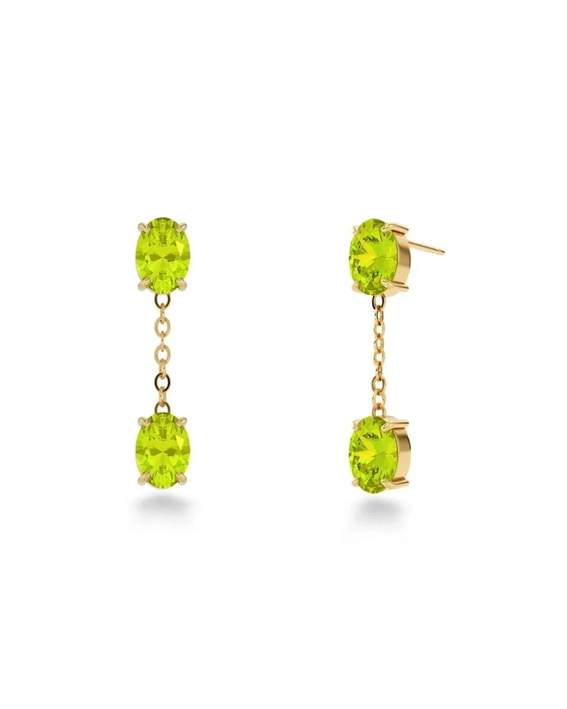 Edblad - Misty Earrings S Green Gold