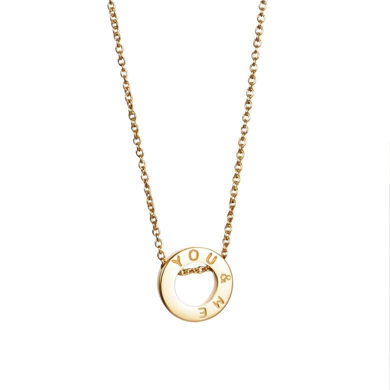 Mini Me You & Me Necklace Gold - Efva Attling halsband - Snabb frakt & paketinslagning - Nordicspectra.se