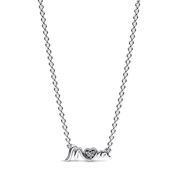Mum Pavé Collier Necklace - PANDORA - Suuri valikoima & ilmainen lahjapaketointi - Nordicspectra.fi
