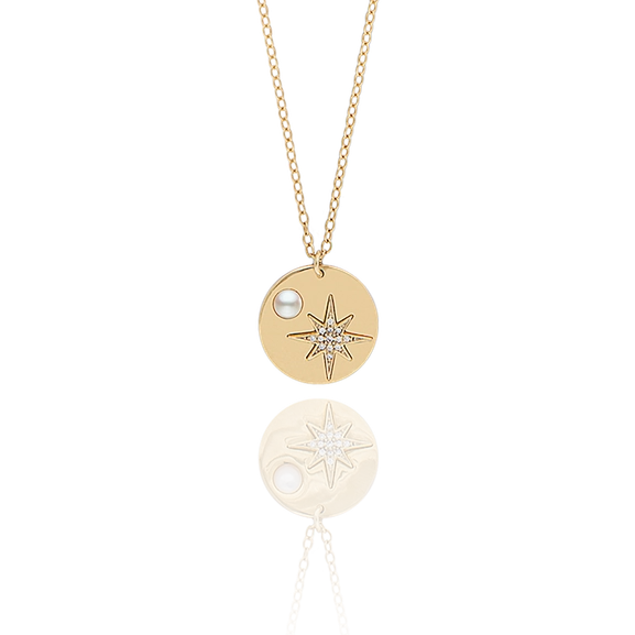 One Coin Neck Gold -CU Jewellery - Snabb frakt & paketinslagning - Nordicspectra.se