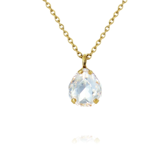 Mini Carlotta Necklace Gold Crystal - Caroline Svedbom - Nopea toimitus ja lahjapakkaus