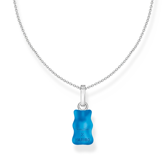 HARIBO Halsband med Blå Gummibjörn - Thomas Sabo - Snabb leverans & paketinslagning - Nordic Spectra