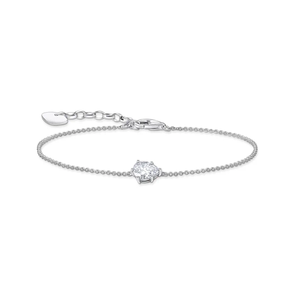 Armband mit weißem Zirkonia-Tropfen Silber - Thomas Sabo - Nordic Spectra