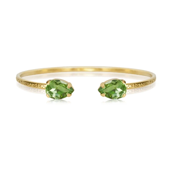 Petite Drop Bracelet Gold Peridot - Caroline Svedbom - Nopea toimitus ja lahjapakkaus - Nordic Spectra