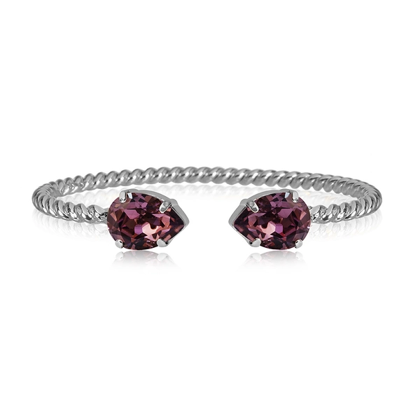 Mini Drop Bracelet Rhodium Iris - Caroline Svedbom - Nopea toimitus ja lahjapakkaus - Nordic Spectra