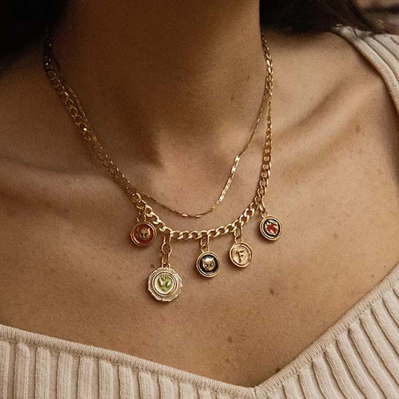 Karen Necklace Gold - Maria Black - Snabb frakt & paketinslagning - Nordic Spectra
