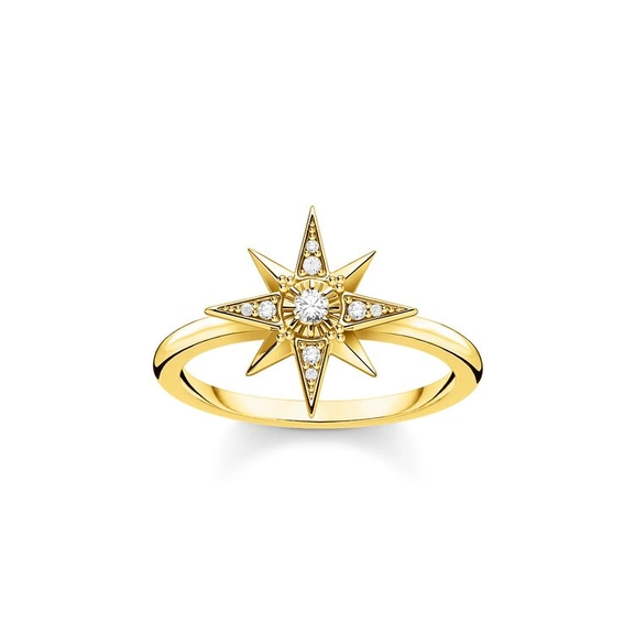 Ring Stern Gold von Thomas Sabo, Schneller Versand - Nordicspectra.de