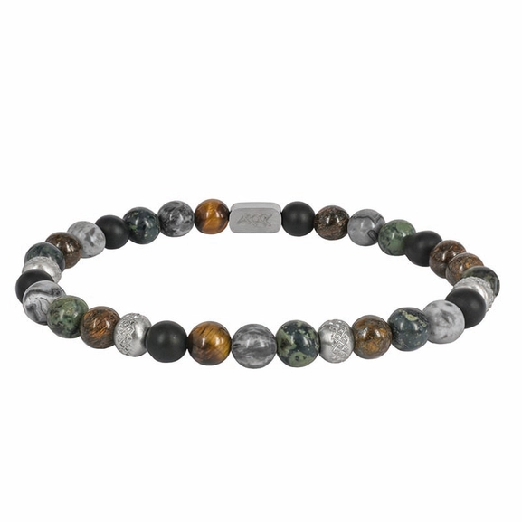 MIKE Armband Stål/Grön - AROCK - Snabb frakt & paketinslagning - Nordicspectra.se