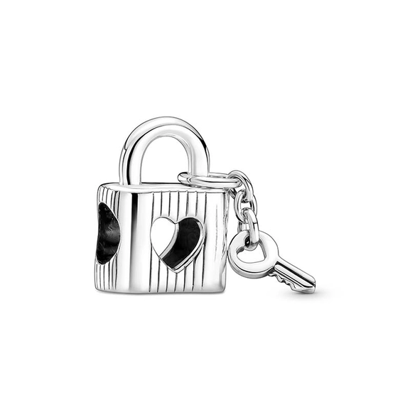 Vorhängeschloss & Herzschlüssel Charm von PANDORA, Schneller Versand - Nordicspectra.de