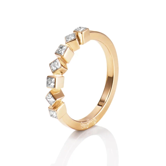 Love Dice & Stars Ring Gold - Efva Attling - Vigsel- & Förlovningsringar - Nordic Spectra